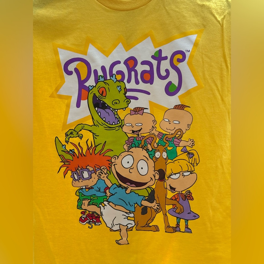 Nickelodeon RUGRATS T-Shirt W/ Tommy Phil & Lil Chuckie Angelica Reptar NWOT